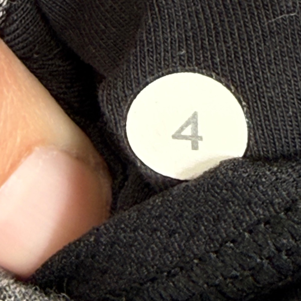 Lululemon That's a Wrap Cardigan Jacket Gray Heathered 4 Long Sleeve Thumb Holes - Picture 3 of 10